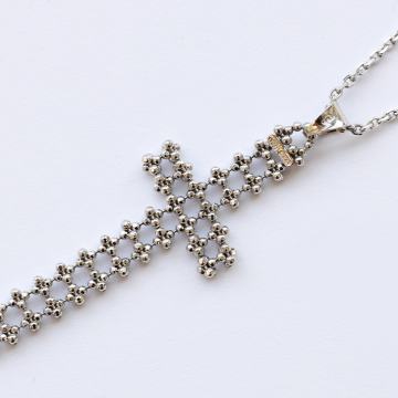 ZLATNI PRIVJESAK KRIŽIĆ UNIKAT 14K (585) 1,95 grama NOVO • GOLD SHOP •