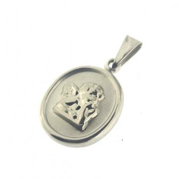 ZLATNI PRIVJESAK PLOČICA ANĐEO 14K (585) 1,03 grama NOVO • GOLD SHOP •