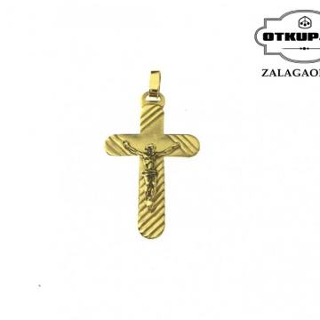 ZLATNI PRIVJESAK RASPELO 4,42G 14K / R1, RATE !!