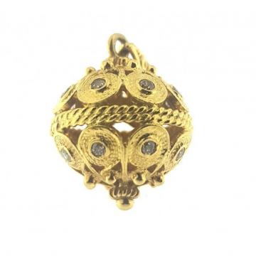 ZLATNI PRIVJESAK ŠIBENSKI BOTUN 14K (585) 3,63g NOVO • GOLD SHOP •