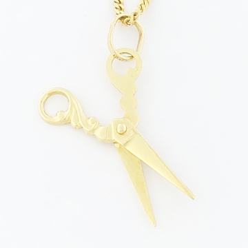 ZLATNI PRIVJESAK ŠKARICE 14K (585) 1,01 gram NOVO • GOLD SHOP •