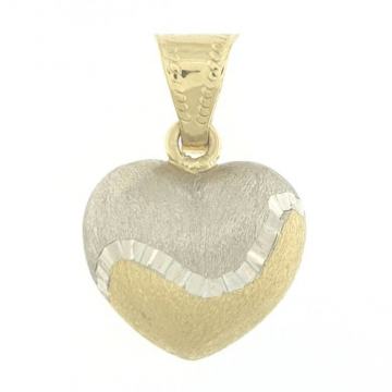 ZLATNI PRIVJESAK SRCE 14K (585) 1,29 grama NOVO • GOLD SHOP •