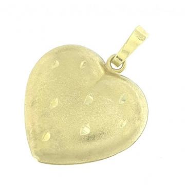 ZLATNI PRIVJESAK SRCE 14K (585) 1,29 grama NOVO • GOLD SHOP •