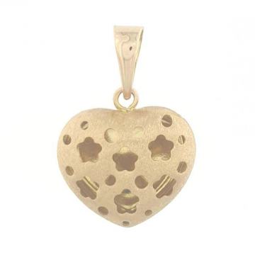 ZLATNI PRIVJESAK UNIKATNO SRCE 14K (585) 2,65 grama NOVO • GOLD SHOP •