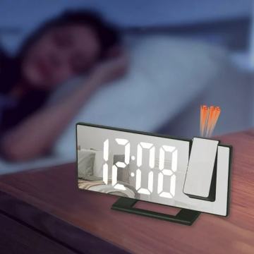 NOVO!! Pametan LED stolni sat zrcalni zaslon i zidna projektor