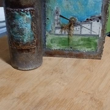 Keramički stolni sat -unikat