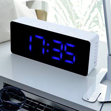 NOVO! Mini digitalni stolni sat budilica sa alarmom+ kabel 1,5m