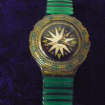 Swatch SCUBA Mint Drops Stretch