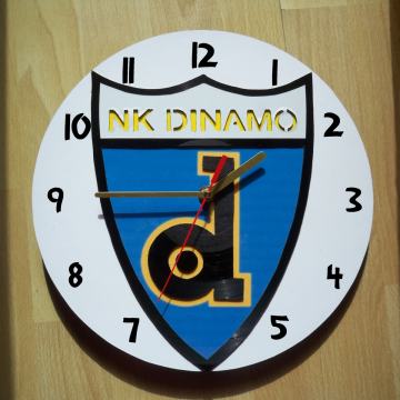 UNIKATNI ZIDNI SAT DINAMO