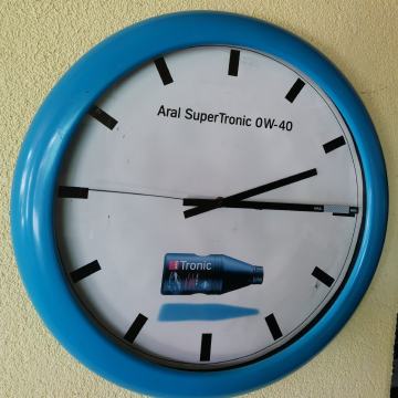 VELIKI REKLAMNI ZIDNI SAT-MADE IN GERMANY-ISPRAVAN