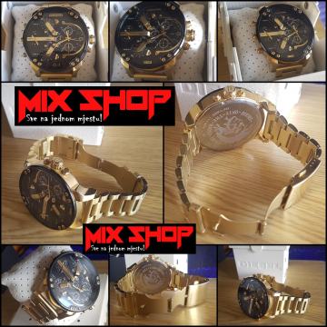 XXXL DIESEL DZ7333 ZLATNI MR BIG DADDY TOP MUŠKI SAT KAO NOV*GARANCIJA