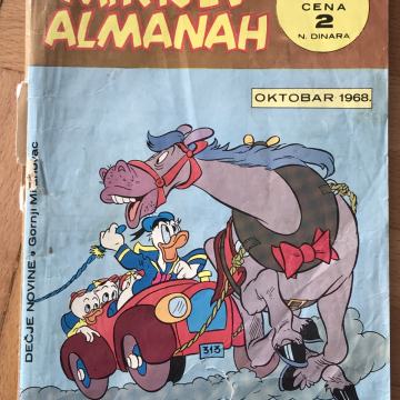 Mikijev almanah / listopad 1968. / 98 str / 79 grama