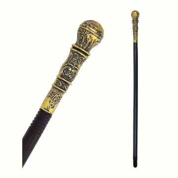 1 kom vintage zlatni štap prikladan za odrasle - elegantni vintage