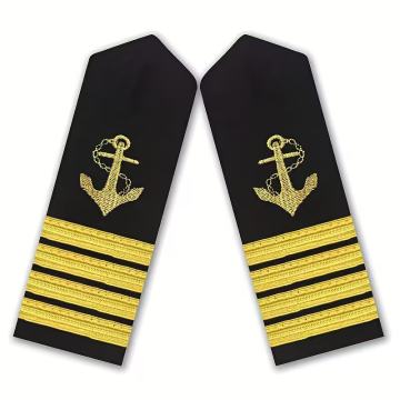 1 par pomorskih epoleta - oznake činova kapetana, prvog časnika