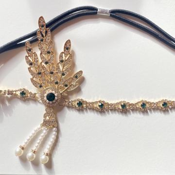 Traka ukras za kosu maškare Halloween Noć Vještica Gatsby