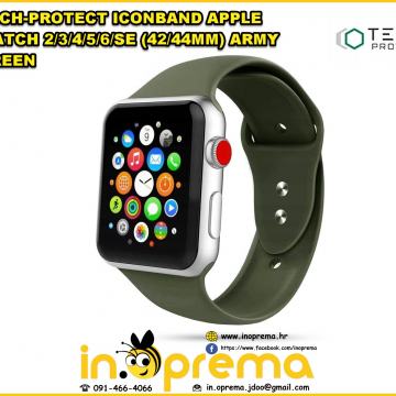 APPLE WATCH 2 3 4 5 6 SE 42 44MM NARUKVICA REMEN SILIKONSKI ZELENI