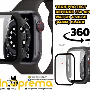 APPLE WATCH 4 5 6 SE 44 MM MASKICA ZASTITA KALJENO STAKLO MASKA 360