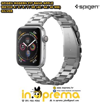 APPLE WATCH 9 8 7 4 5 6 SE 49 44 45 MM NARUKVICA REMEN SPIGEN METALNA