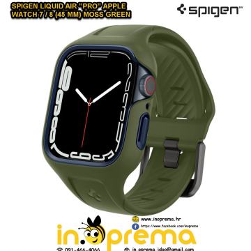 APPLE WATCH 7 8 6 5 4 SE 44 45 MM NARUKVICA REMEN SPIGEN SILIKONSKA
