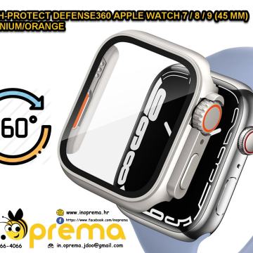 APPLE WATCH 7 8 9 45 MM MASKICA ZASTITA KALJENO STAKLO MASKA 360 45MM