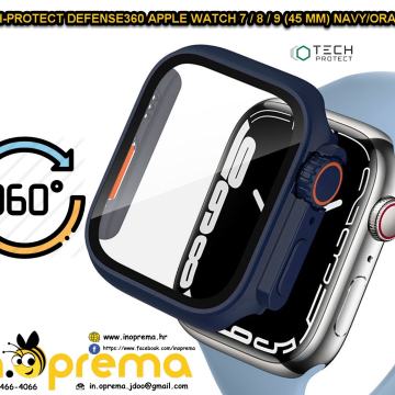 APPLE WATCH 7 8 9 45 MM MASKICA ZASTITA KALJENO STAKLO MASKA 360 45MM