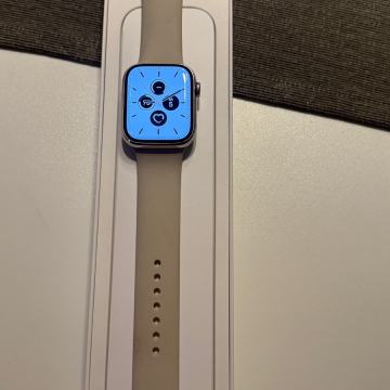 Apple Watch 7 GPS+Cellular 45 mm, Stainless Steel, Saphire Glass