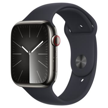 Apple Watch 9 45mm Stainless Steel (Safirno staklo) stanje NOVO!