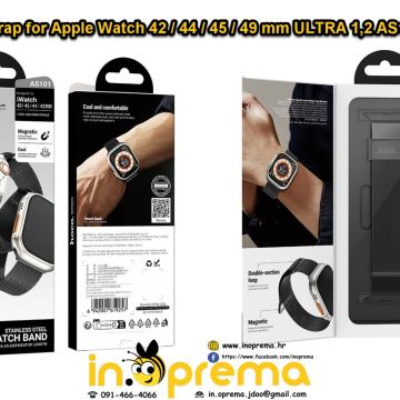 APPLE WATCH NARUKVICA METALNA REMEN 5 6 7 8 9 SE ULTRA 1 2 44 45 49 MM