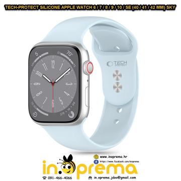APPLE WATCH NARUKVICA SILIKONSKA REMEN 6 7 8 9 10 SE 40 41 42 MM