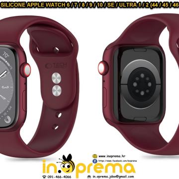 APPLE WATCH NARUKVICA SILIKONSKA REMEN 7 8 9 10 SE ULTRA 1 2 44 45 MM