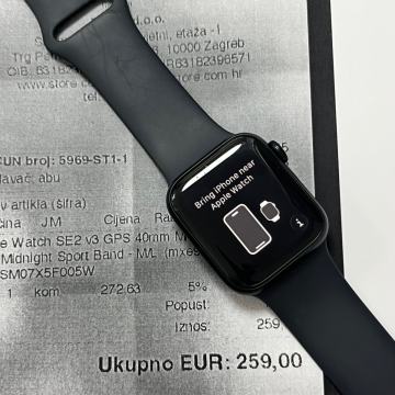 APPLE WATCH SE2 V3 GPS 40 MM