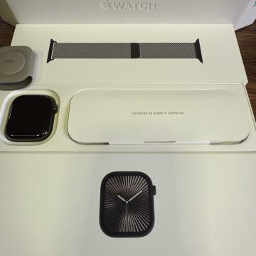 Apple watch Series 10 46mm, Cellular, Mianese Loop Titanium