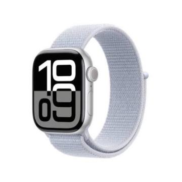 Apple Watch Series 10 46mm Silver Blue Loop Band