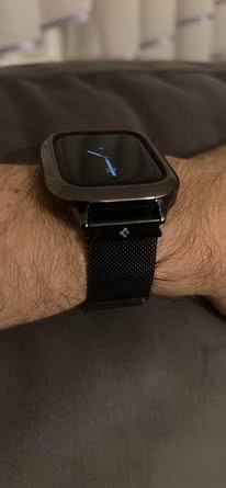 apple watch series 9, 45mm + crni sport loop