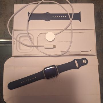 Apple Watch Series 9 41 mm Silver AI Storm Blue SB S/M CEL