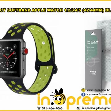 APPLE WATCH SPORTSKA NARUKVICA REMEN CRNO ŽUTI PAMETNI SAT APPLE