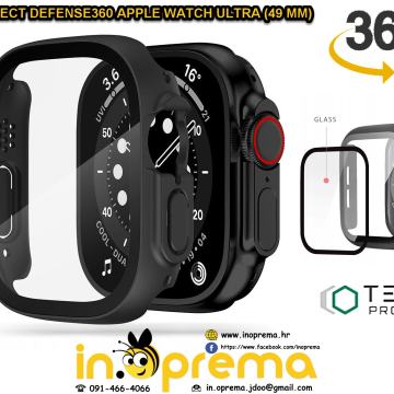 APPLE WATCH ULTRA 49 MASKICA ZASTITA KALJENO STAKLO MASKA 360 49MM