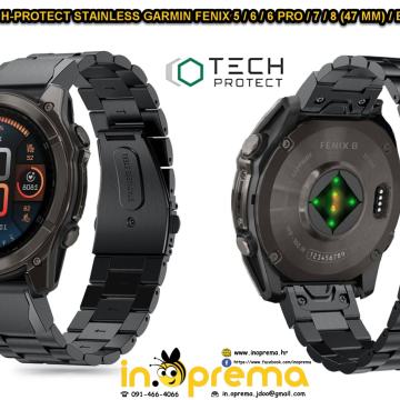 GARMIN FENIX 5 6 6 PRO 7 8 47 MM E NARUKVICA REMEN PAMETNI SAT GARMIN