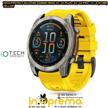 GARMIN FENIX 5X 5X PLUS 6X 6X PRO 7X 8 51 MM NARUKVICA REMEN ZUTA