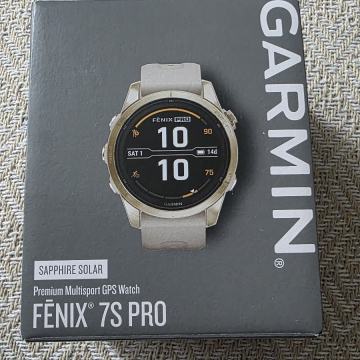 Garmin Fenix 7S PRO Sapphire Solar (Soft Gold)