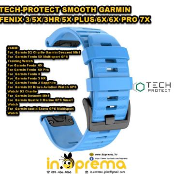 GARMIN FENIX 7X 3 5X 3HR 5X PLUS 6X 6X PRO NARUKVICA REMEN PAMETNI SAT