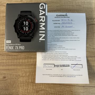 Garmin fenix 7x pro solar