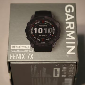 GARMIN FENIX 7X * SAPPHIRE SOLAR CARBON GRAY TITANIUM EDITION * 51mm