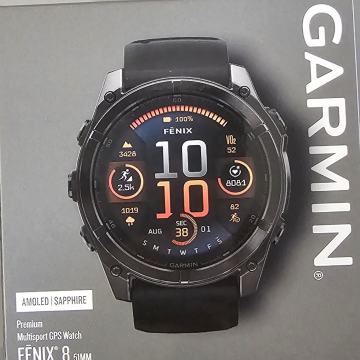 Garmin fenix 8,51mm,amoled,sapphire!NOVO