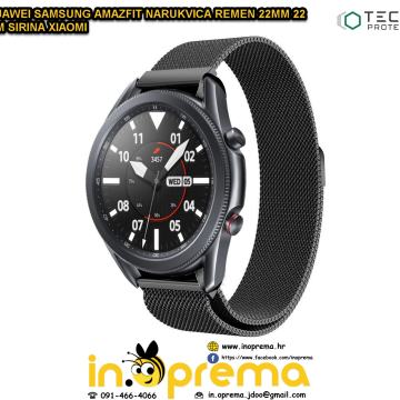 HUAWEI SAMSUNG AMAZFIT NARUKVICA REMEN 22MM 22 MM SIRINA XIAOMI