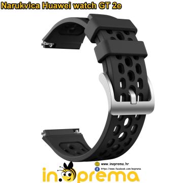 HUAWEI WATCH GT2E GT 2E NARUKVICA REMEN SILIKONSKA SOFT CRNA ORIGINAL