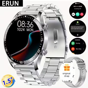 Novi pametni sat iz 2025., veliki HD zaslon, bežično odgovaranje