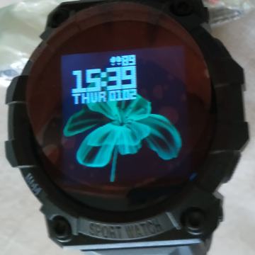 Pametni sat,crni, unisex. Novo!