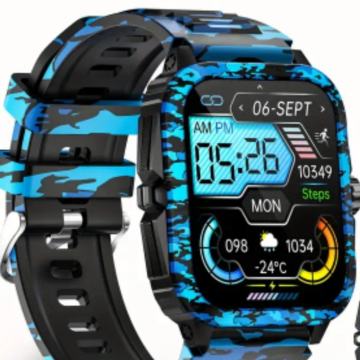 Hitno prodajem Pametni sat plavi kamuflažni + 2. smart watch gratis !