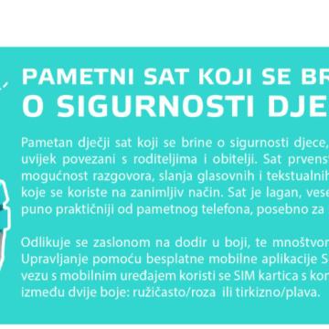 Plavi Cordys Kids Watch Zoom dečiji pametni sat